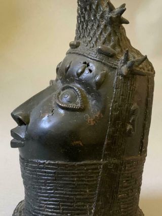Benin Style Bronze Head Owned By Lincoln Kirstein