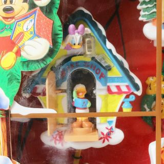 Mr Christmas Mickey ' s Clock Shop Singing Mechanical Decoration - 2