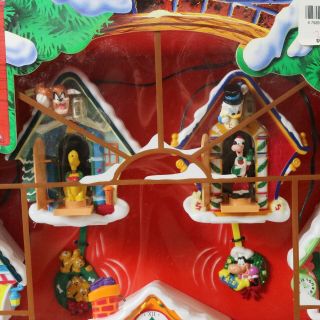 Mr Christmas Mickey ' s Clock Shop Singing Mechanical Decoration - 3