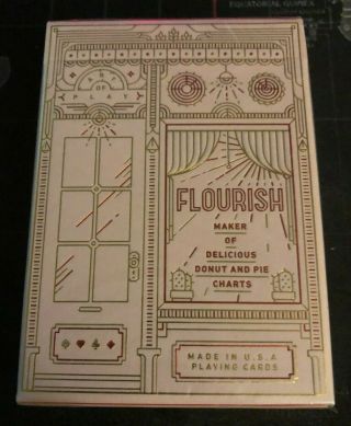 Flourish Playing Cards By Art Of Play Pink
