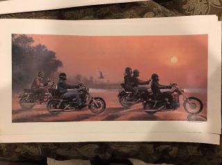 Vintage 1980 Amf Harley Davidson - Martin Hoffman Print Copies Bod