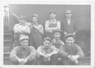 Train Gang Workers,  Utica,  N.  Y.  August,  1940,  Black & White Photograph 7 " X5 "