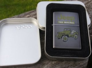 Zippo Jeep " The " With Case