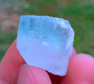 15.  30 gr Rarest Natural Blue Aquamarine And Pink Morganite Combine Crystal 3