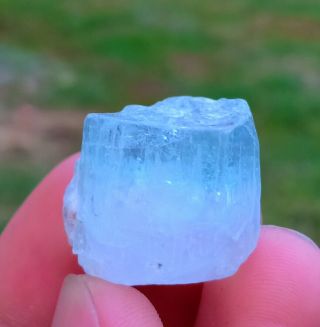 15.  30 gr Rarest Natural Blue Aquamarine And Pink Morganite Combine Crystal 4