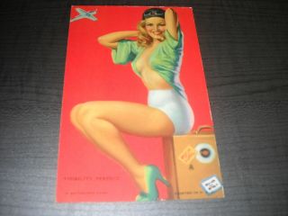 W424 - 2b Mutoscope,  Artist Pin - Up Girls,  1945,  Visibility Perfect,  Airplane