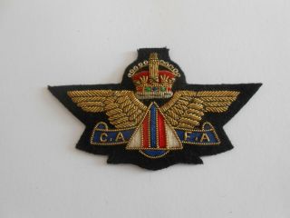 C.  A.  F.  A.  Bullion Pilots Wing Kings Crown Airways Obsolete Airline Insignia