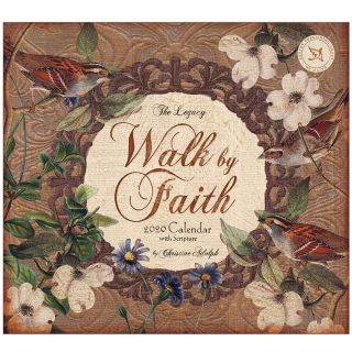 2020 Legacy Calendar Walk By Faith Calender Fits Lang Wall Frame Scripture