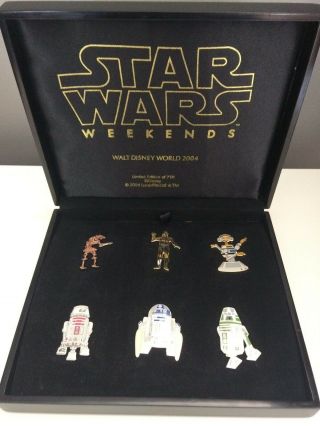 Disney Star Wars Weekends Droids Limited Edition Pin Set