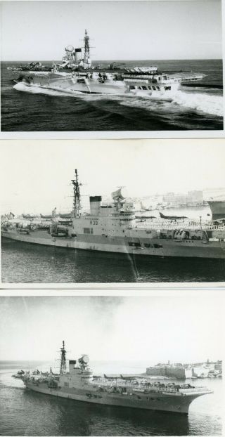 4 Rare - Royal Navy - Photos - Hms Victorious - R38 - 1950 / 60s