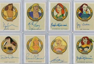 Xena And Hercules Animated Adventures Autograph Card Selection Nm Rittenhouse