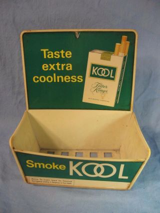 Vintage Kool Cigarettes Matchbook Holder Advertising Dispenser Store Display