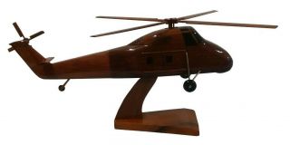 Westland Wessex Helicopter - Wooden Desktop Model. 2