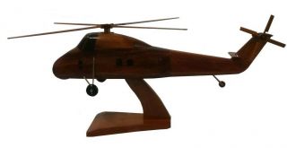 Westland Wessex Helicopter - Wooden Desktop Model. 3
