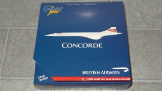 Gemini Jets British Airways Concorde G - Boac 1/400 Scale Model Gjbaw1539