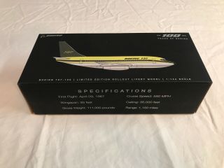 Pacmin Boeing 737 - 100 1/144 Model Rollout Colors 100 Year Special Edition