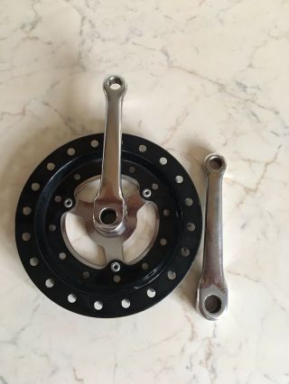 Vintage Raleigh Grifter Mk1 Mk2 Chainwheel Crank And Cover Rare