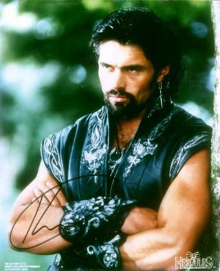 Xena - Autographed Photo - God Ares - Kevin Smith - Hercules Official Photo