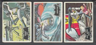 1966 Topps Batman Black Bat Card Full Set 44/44