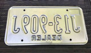 2004 Pennsylvania Dealer License Plate Tag J13 - 909J 2