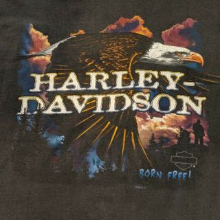 Harley Davidson Mens Vintage (90 ' s) T - shirt Gray Size XXL Quantico,  VA 2