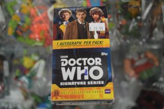 2017 Doctor Who Signature Series Trading Card Box Hobby 4 Autos Per Box