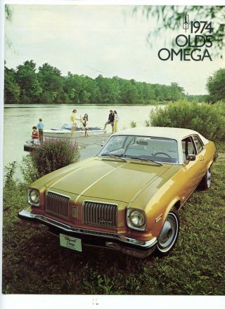1974 Oldsmobile Omega Olds Dealer Brochure English Canadian Market