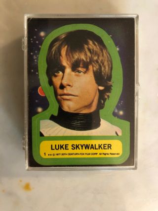 1977 Topps Star Wars Series 1 - 5 Complete 55 - Sticker Set 1 - 55