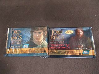 (14) Packs Of Topps Lord Of The Rings Return Of The King Cards Pl073