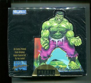 1992 Skybox Marvel Masterpieces Box 35,  978/350,  000 (a)