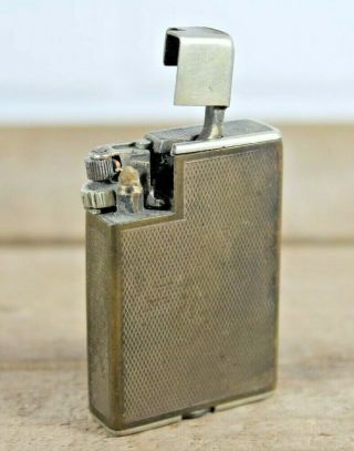 1930s Art Deco Dunhill Savory Handy Lighter Rare Harrods Stamp,  Switzerland Made