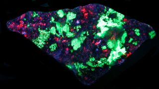 Petedunnite With Willemite Fluorescent Mineral,  Franklin,  Nj