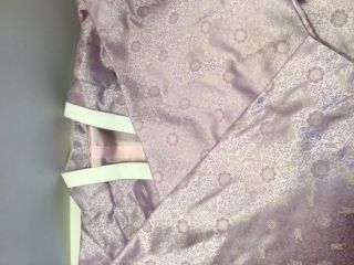 Traditional Korean SILK HANBOK Jacket Trousers Belting Ankle Ties Lavender 10