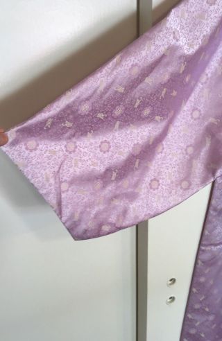 Traditional Korean SILK HANBOK Jacket Trousers Belting Ankle Ties Lavender 2
