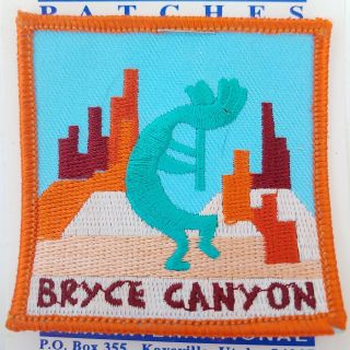 Bryce Canyon National Park Souvenir Patch 2.  5x2.  5 - Inches