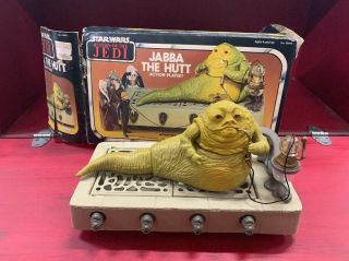 Vintage 1983 Kenner Star Wars Return Of The Jedi Jabba The Hutt Action Playset