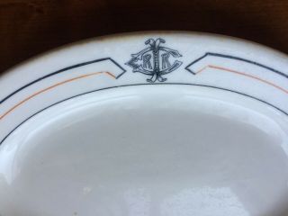 Illinois Central Railroad Restaurantware Dish Louisane Pattern Shenango