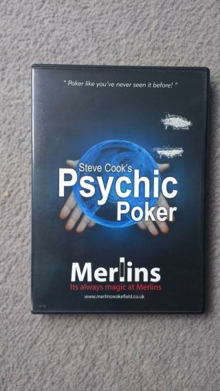 Psychic Poker By Steve Cook Dvd Includes Special Bicycle Playing Cards