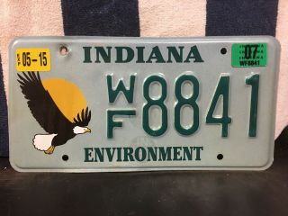 2007 Indiana Wildlife License Plate