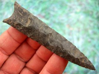 Fine 3 5/8 Inch Kentucky Dalton Point With Arrowheads Artifacts