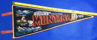 Vintage Montana State 1970 