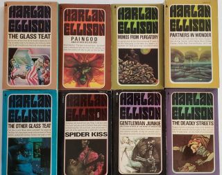Big Box Of 20 Harlan Ellison Paperbacks 1970 - 1982 - - Great Deal