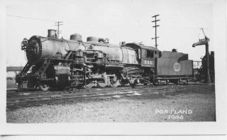 7f818 Rp 1946/60s Sps Spokane Portland Seattle Railroad Engine 533 Portland Or