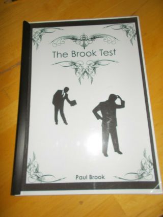 The Brook Test By Paul Brook Softcover 2007