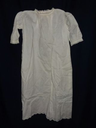 26 Inch Vintage Dressing Or Christening Gown Hand Made Child Baby Or Doll Dress