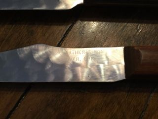 E Warther & Son Dover Ohio Kitchen Knives 5 Knife Set 4