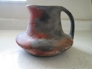 Large Prehistoric Anasazi Bloody Basin Pitcher - Fire - Clouds