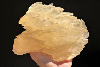 5.  8 Lbs Bright Yellow Calcite Crystal Specimens
