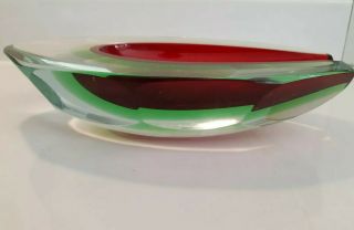 Vintage Collectable Murano Glass Dish / Ashtray - Very Unusual Stunning