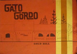 Vintage Gato Gordo,  Gold Hill,  Oregon Mexican Restaurant Menu